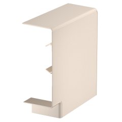 Plakanais stūris montāžai uz kanāla 70x170mm, PC/ABS, krēmbalta, 9001