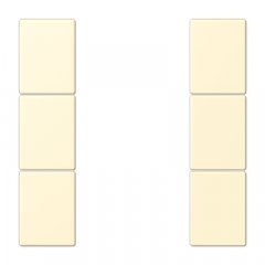 Taustiņs 3-viet, F50, Serie LS, blanc