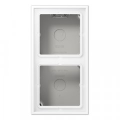 Kārba v/a montāžai 2-viet, Serie LS, sniegbalts matēts