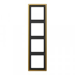 Rāmītis 4-vietīgs, vertikālā un horizontālā montāža, zelta krāsā, LS 990,