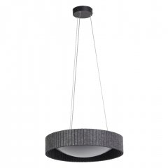 Decor Felt Cylinder Pendant 28W 830 Dark Gray