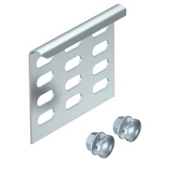 Sānu gala plāksne sānu pastiprināšanai kabeļu renes galos un kā kabeļu aizsargs. B85mm, St, FS