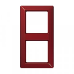 Rāmītis 2-vietīgs, vertikālā un horizontālā montāža, termoplasts, AS 500, sarkans