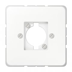Virsma, paredzēta XLR rozetei (D-Serie), duroplast, Serie CD, balts