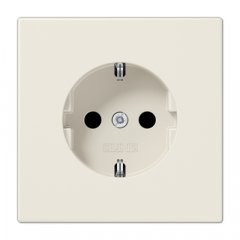 Kontaktligzda SCHUKO, 16 A 250 V ~, ar bērnu drošību, duroplasts, Serie LS, ziloņkaula