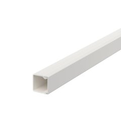 Kabeļu kanāls halogenbrīvs 20x20x2000, PC/ABS, dzidri balts, 9010