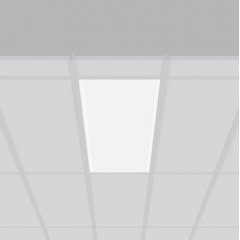 Gaismeklis SIDELITE ECO, 29...38 W, 3500...4400 lm, 840, white, on/off Lay-in luminaires, L 1195 B 295 HEL 37, Plastic (PMMA) opal