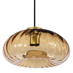 Decor Gold Glass Pendant E27 Gold