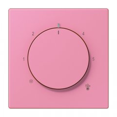 Centrālplate termostatam, termoplasts lakots, Serie LS, rose vif