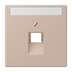 Virsma IAE/UAE-datu rozetei 1 x 8-polig, marķējams, termoplasts lakots, Serie LS, ombre brûlée claire