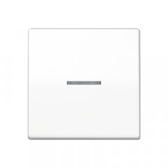 Taustiņs KNX slēdzim ar indikācijas logu 1-viet, duroplasts, Serie AS, balts