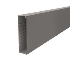 Kabeļu kanāls ar perforēto pamatni 60x230x2000, PVC, akmens pelēks, 7030