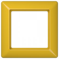 Rāmītis 1-vietīgs, termoplasts, AS 500, dzeltens