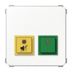 Avārijas izsaukšanas sistēmas dežūrtelpa bloks  CD sērija balts