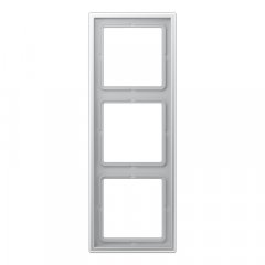 Rāmītis 3-vietīgs, vertikālā un horizontālā montāža, termoplasts krāsots, LS ZERO, alumīnija