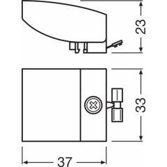 Balasta piederumi OPTOTRONIC® Cable Clamp N-STYLE