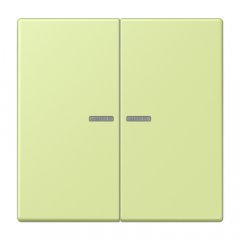 JUNG HOME taustiņš 2-viet, Serie LS, vert jaune clair