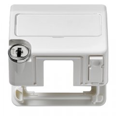 Rāmītis ,vāks ar eņģēm, termoplasts, Serie CD, balts