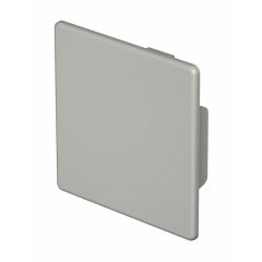 Gala aizsēgs 60x60mm, PVC, akmens pelēks, 7030