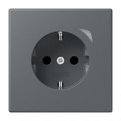 Kontaktligzda JUNG HOME SCHUKO, 16 A 250 V ~, Energy, skrūvju spailes, ar indikātoru un bērnu drošību, termoplasts