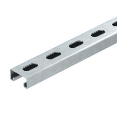Profilēta sliede perf., šlices platums 22 mm 6000x41x21, St, FT