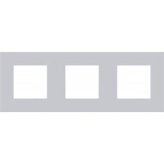 Rāmītis 3-vietīgs, Niko Pure alu grey brushed