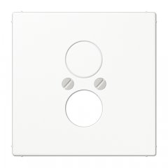 Virsma ar 2 vietām 18,5 mm Ø, duroplast, Serie LS, balts