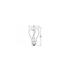 Spuldze Vintage 1906® LED CLASSIC A, Globe and EDISON 10 3.4 W/1800 K SMOKE E27