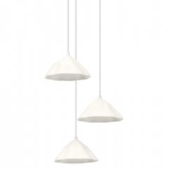 Decor Lotus Leaf Pendant 3XE14 White