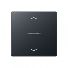 JUNG HOME taustiņš 1-viet, ar bultiņu simboliem<br />
, termoplasts krāsots, Serie A, anthrazit matt