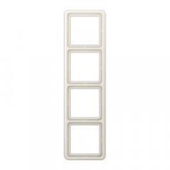 Rāmītis 4-vietīgs, vertikālā un horizontālā montāža, duroplasts, CD 500, ziloņkaula