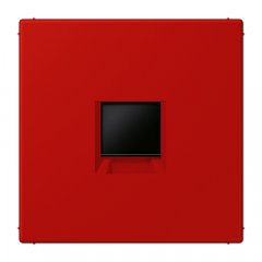 Virsma (ar fiksatoru) modulārai datu rozetei 1-vietīga, UMA-CAT6A, termoplasts lakots, Serie LS, rouge vermillon 31