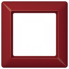 Rāmītis 1-vietīgs, vertikālā un horizontālā montāža, termoplasts, AS 500, sarkans