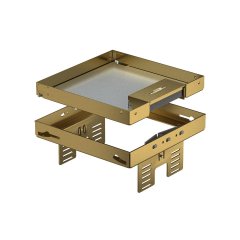 Kvadrata kasete ar kabeļu izvadu 200x200mm, CuZn RKSN2 UZD3 4MS25