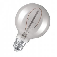 Spuldze Vintage 1906® LED CLASSIC A, Globe and EDISON 10 3.4 W/1800 K SMOKE E27