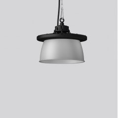 INDUSTRIAL HALL, 120 W, 16900 lm, 840, melns, on/off augsta laiduma gaismeklis, D 360 H 318, Reflector, 87°