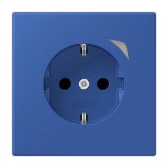 Kontaktligzda JUNG HOME SCHUKO, 16 A 250 V ~, skrūvju spailes, ar indikātoru un bērnu drošību, termoplasts krāsots