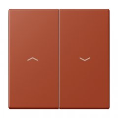 Taustiņs 2-viet žalūziju slēdzim, ar virzienrādītāju, Serie LS, l'ocre rouge