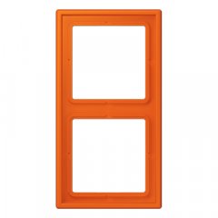 Rāmītis 2-vietīgs, vertikālā un horizontālā montāža, duroplasts, LS 990, oranžs