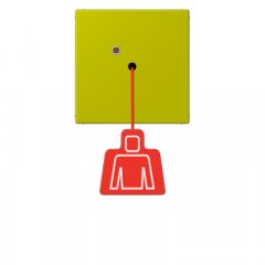 Avārijas izsaukšanas sistēmas vilkšanas poga  LS sērija vert olive vif