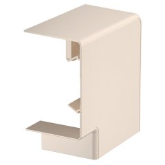 Plakanais stūris montāžai uz kanāla 70x110mm, PC/ABS, krēmbalta, 9001