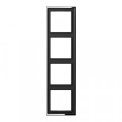 Rāmītis 4-vietīgs, vertikālā un horizontālā montāža, hromēts metāls, LS 990, spilgti hromēts