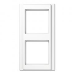 Rāmītis 2-vietīgs, vertikālā un horizontālā montāža, duroplasts, A 500, balts