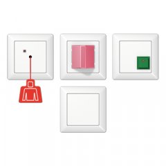 Avārijas zvanu komplekts  AS sērija balts