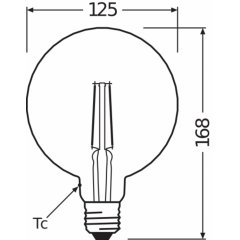 Spuldze Vintage 1906® LED SPECIAL Shapes 40 4 W/2400 K GOLD E27