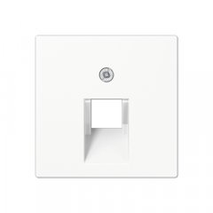 Virsma IAE/UAE-datu rozetei 1 x 8-polig, duroplast, Serie AS/A, balts