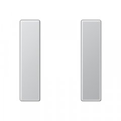 Taustiņs 1-viet, F50, Serie A, alumīnijs