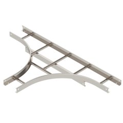 T-elements kabeļu trepem ar VS spraišļiem 60x200, V2A, 1.4301, 2B