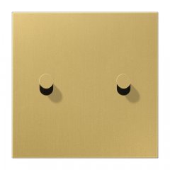 Virsma slēdžiem, 1-viet, 2 rotācijas slēdzis, Serie LS 1912, misiņš