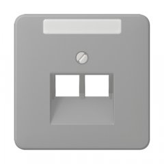 Virsma IAE/UAE-datu rozetei 2 x 8-polig, marķējams, termoplasts, Serie CD, pelēks